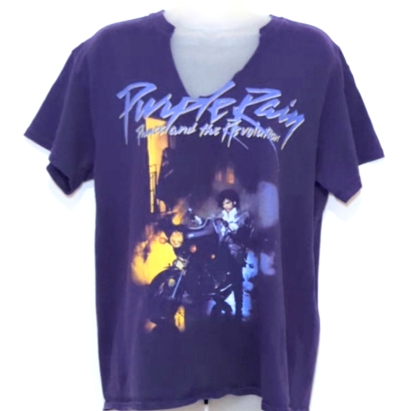 the prince estate Tops - Prince Purple Rain Band T-shirt